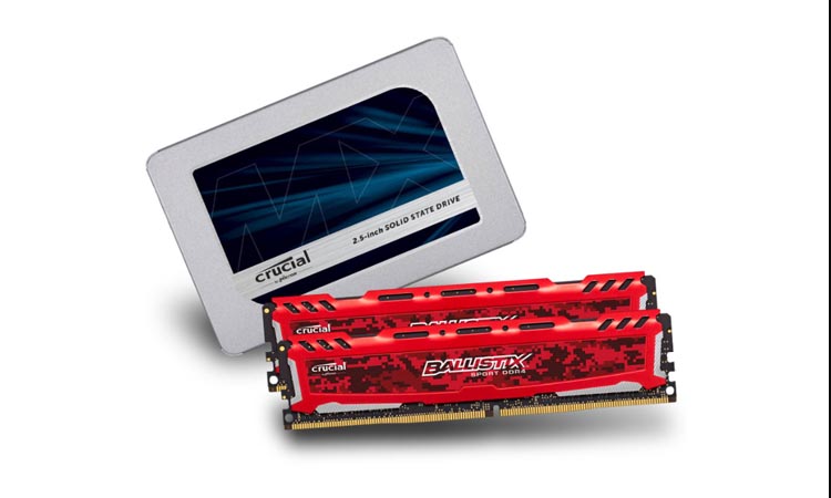 [Bon plan] 16 Go de Ballistix Sport et un SSD de 500 Go à 270€ !