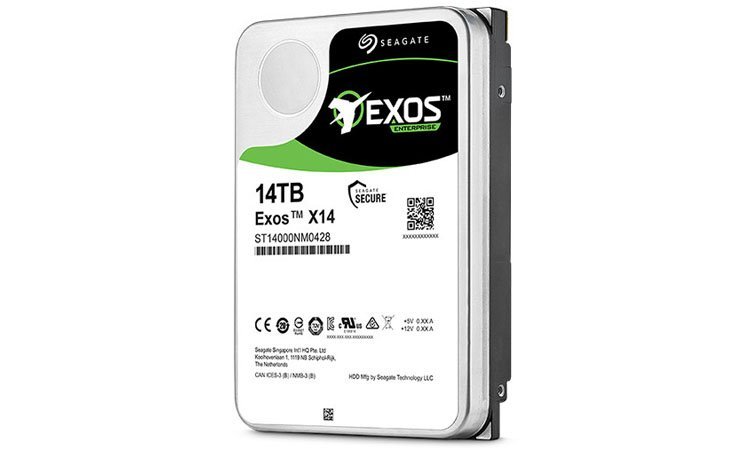 Seagate Exos X14 : du disque dur à l&rsquo;hélium en 14 To !