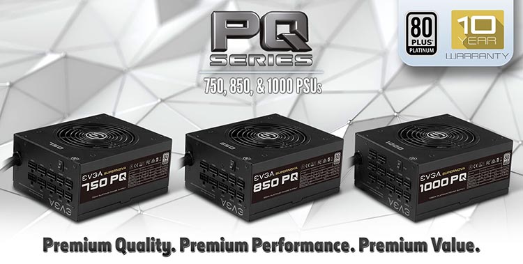 EVGA PQ Series : la gamme d&rsquo;alimentation victime de mauvais jeux de mots !