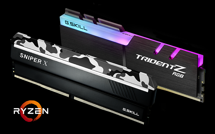 G.Skill Trident Z & Sniper X : nouveaux kits pour les Ryzen 2000 !