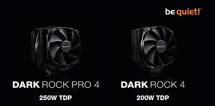 be quiet! annonce ses Dark Rock 4 et Dark Rock Pro 4 !