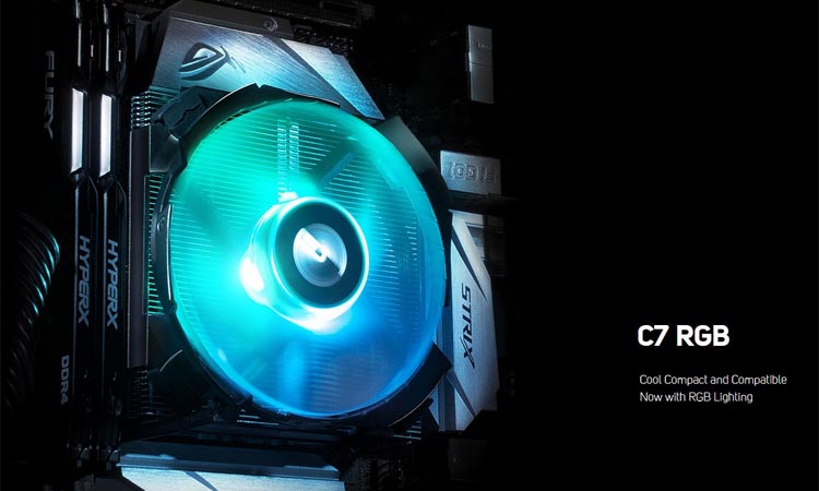 C7 RGB : Après le cuivre, le ventirad passe au multicolor !
