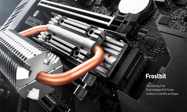 Frostbit M.2 : Cryorig annonce aussi un dissipateur pour SSD M.2 !