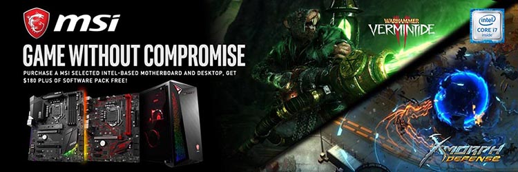 MSI : acheter une carte mère, repartez avec des jeux !