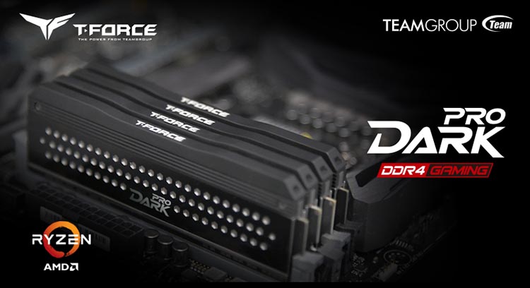 TeamGroup Pro Dark : de la DDR4 à 3466 MHz pour Ryzen !
