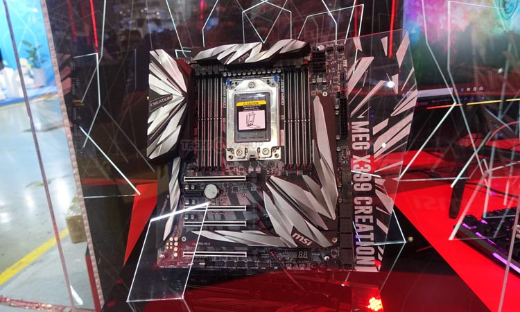 Computex 2018 : MSI MEG X399 Creation, une carte mère magnifique !