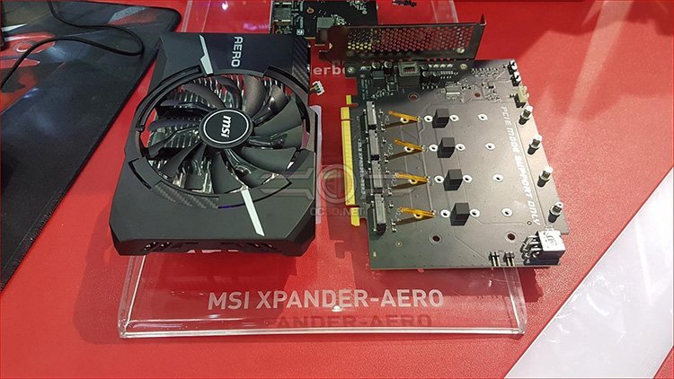 Computex 2018 : MSI dévoile son Xpander-Aero pour SSD M.2 !
