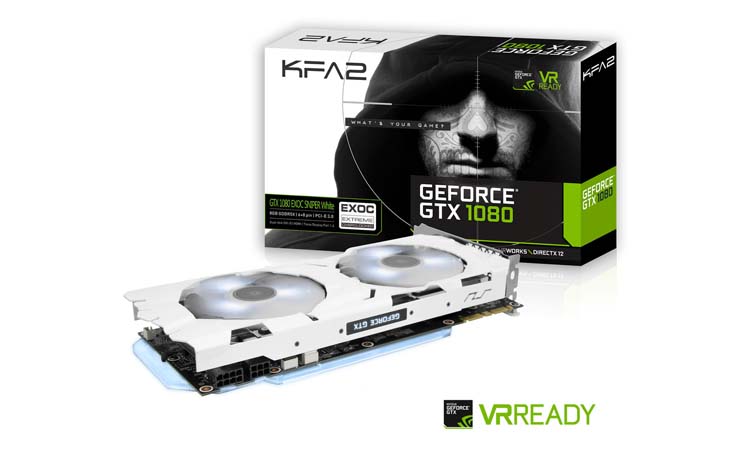 [Bon plan] La KFA2 GTX 1080 EXoC Sniper White à 460€ chez RDC !