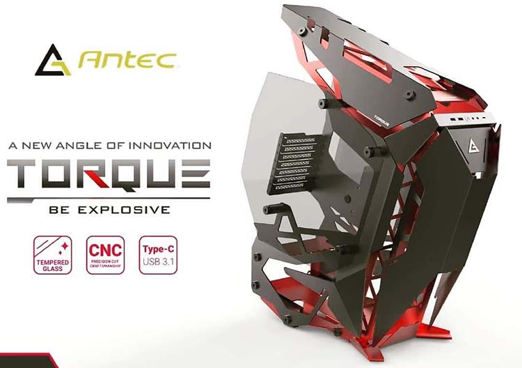 Antec tease sur son boîtier open frame Torque, le fameux Project X !