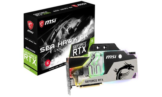 MSI RTX 2080 Sea Hawk EK