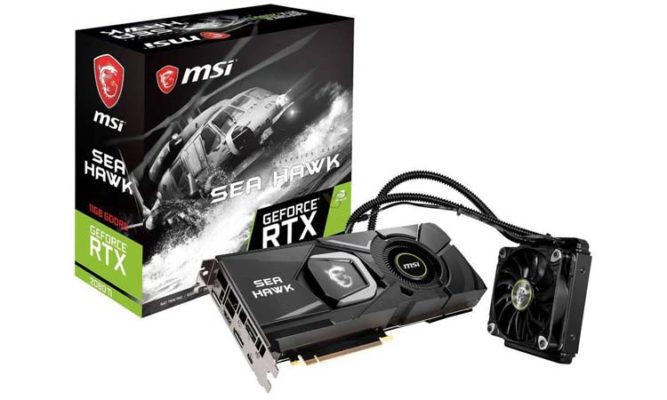 MSI RTX 2080 Ti Sea Hawk