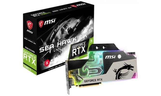 MSI RTX 2080 Ti Sea Hawk EK