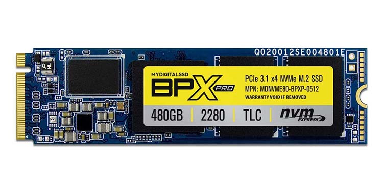 BPX Pro : du SSD M.2 NVMe capable d&rsquo;écrire à 3100 Mo/s chez MyDigitalSSD !