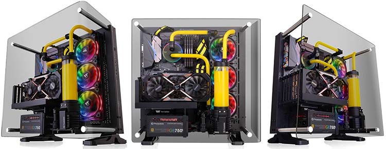 Core P3 TG Curved : le même avec un panneau en verre courbé !