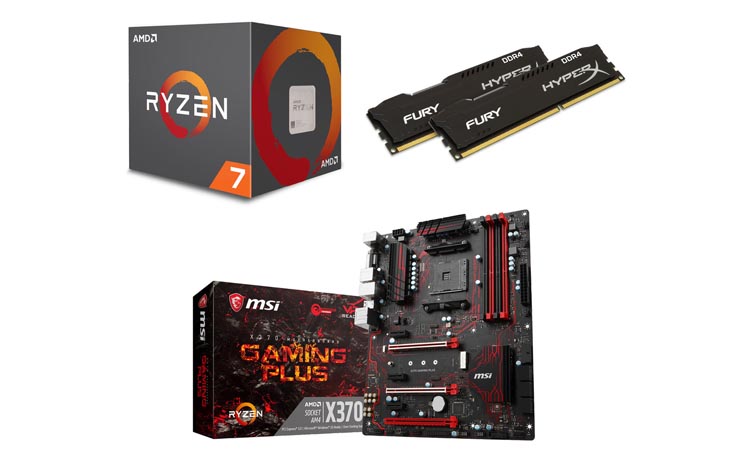 [Black Friday] Kit évolution AMD Ryzen 7 1700 + X370 + 16 Go à 375.27€ !