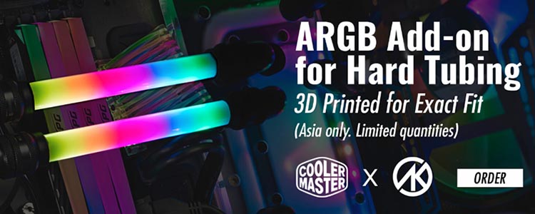 Cooler Master : des accessoires pour tubbing ARGB en Asie !