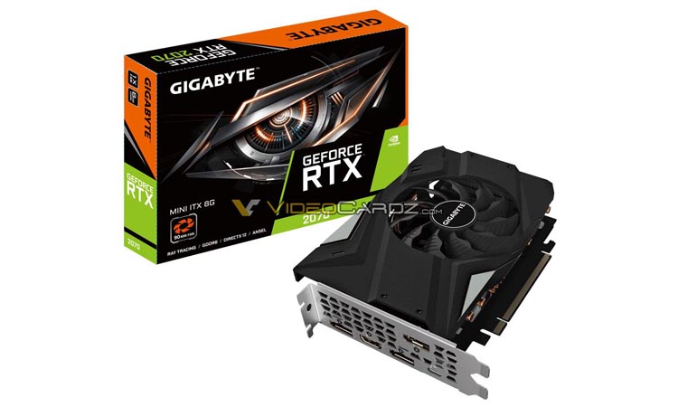 RTX 2070 Mini-ITX 8G : une carte compacte chez Gigabyte !