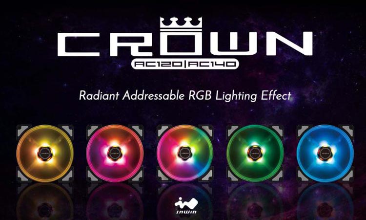Crown RGB : de nouveaux ventilateurs chez In Win !