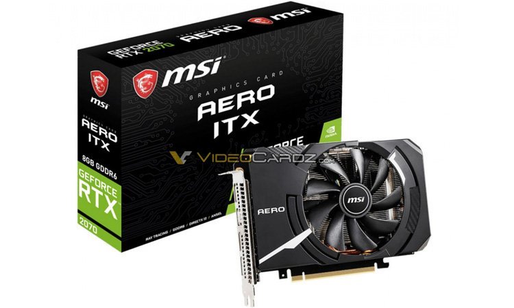 RTX 2070 Aero ITX : La plus petite RTX du marché en préparation ?