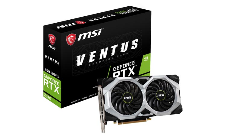 MSI annonce sa RTX 2070 Ventus, une carte sage !