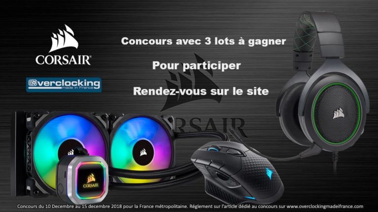 [Concours terminé] Gagne ton casque, ta souris et ton AIO Corsair !