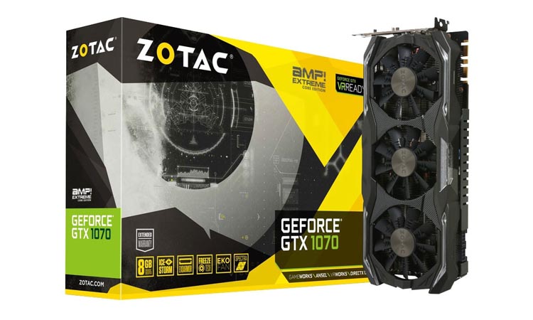 Zotac annonce une GTX 1070 AMP équipée de GDDR5X !