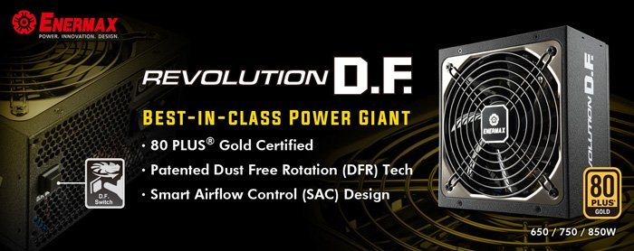 Ravolution D.F. : Enermax propose une nouvelle série d&rsquo;alimentations !