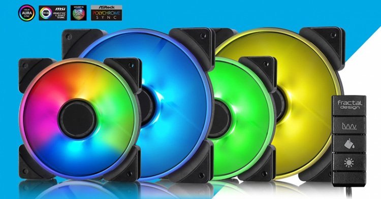 Prisma : Fractal Design propose des ventilateurs RGB !