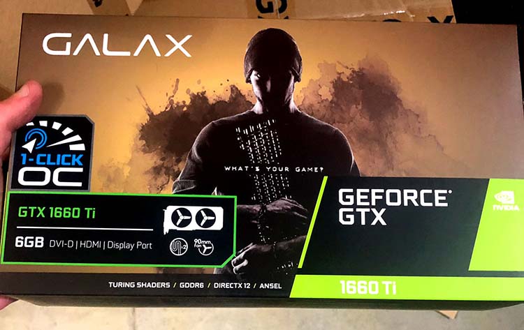Une boîte de GTX 1660 Ti prise en photo, une carte bientôt lancée ?