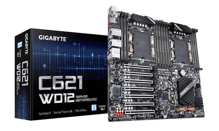C621 WD12 : une carte dual LGA-3647 chez Gigabyte !
