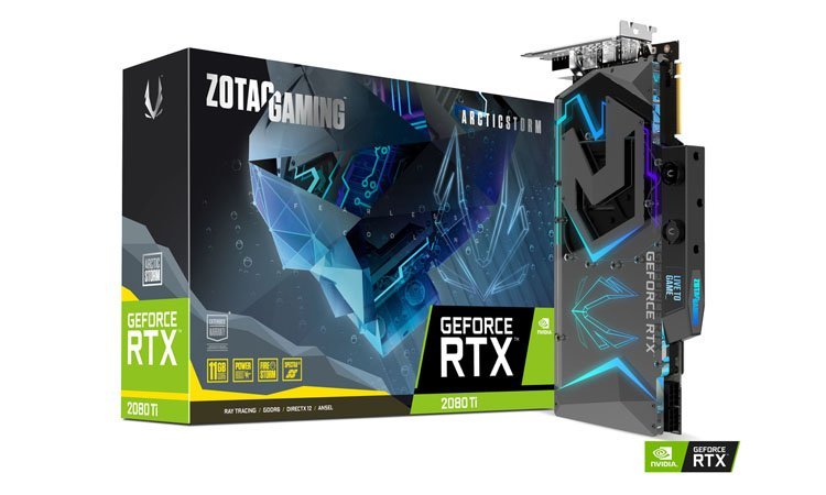 Une RTX 2080 Ti ArcticStorm waterbloc chez Zotac !