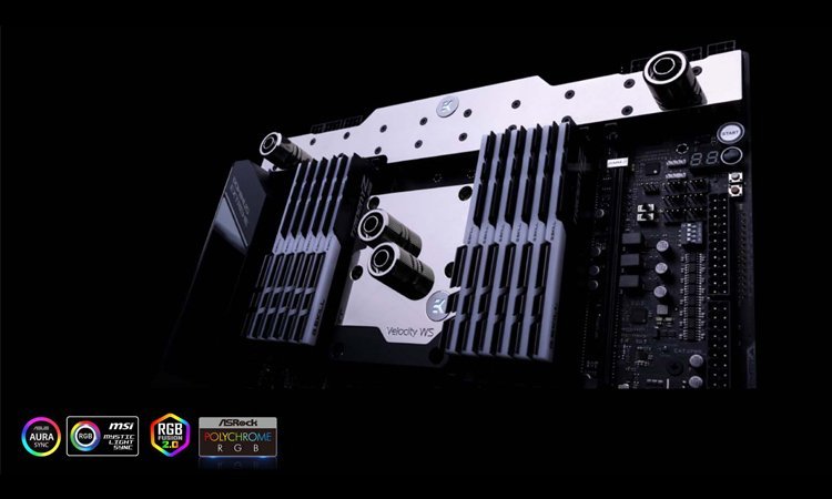 Rog Dominus : la carte mère reçoit des waterblock EKWB