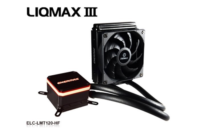 LiqMax III : un nouvel AIO avec pompe RGB en 120 mm chez Enermax