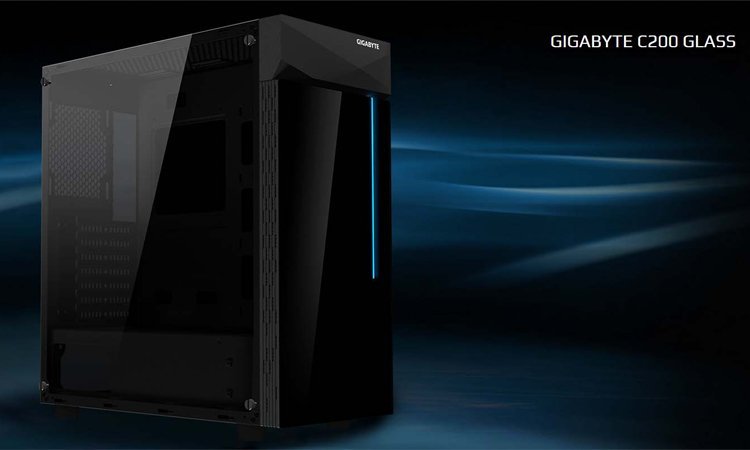 C200 Glass : un boîtier signé Gigabyte sobre et classe