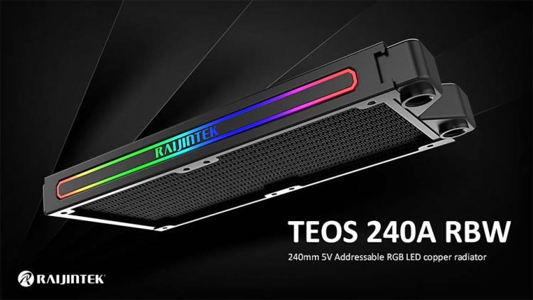 Teos 240A RBW : un radiateur en 240 mm RGB chez Raijintek