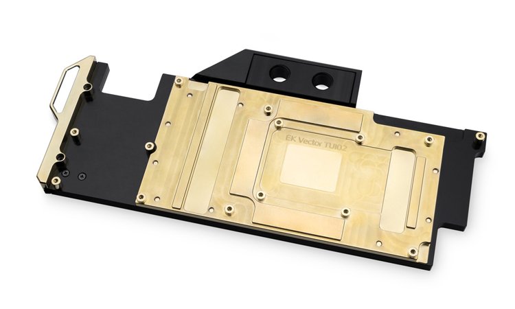 EK-Vector RTX Titan : un waterblock EK plaqué or !