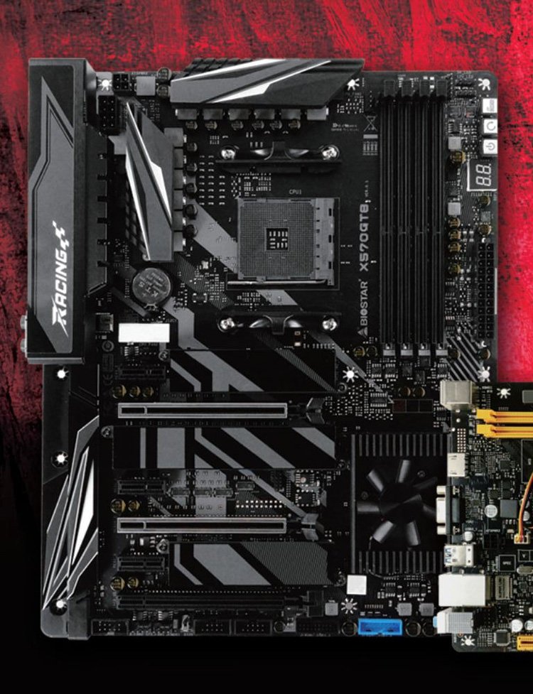 X570 Racing GT8 : une carte mère Biostar dans la nature