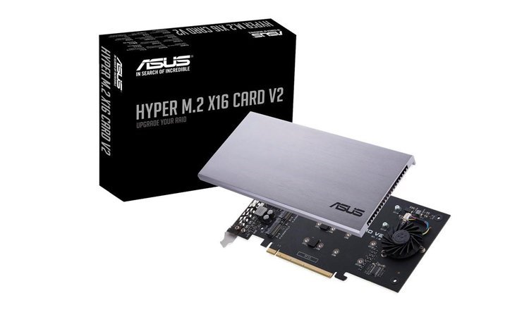 Hyper M2 x16 : la seconde version de la carte d&rsquo;Asus arrive