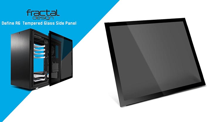 Fractal propose un panneau en verre pour ses Define R6/S2 et Meshify S2