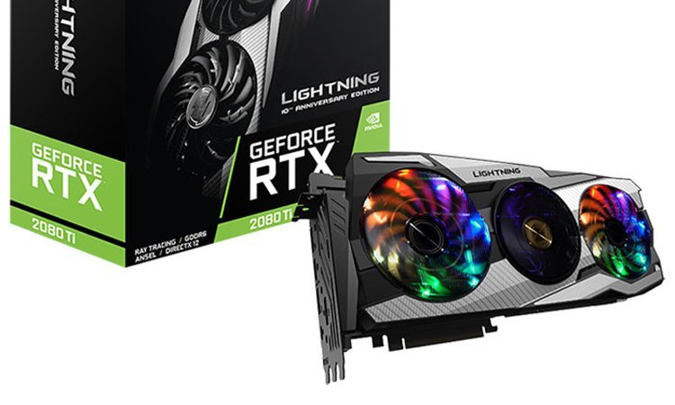 RTX 2080 Ti Lightning Z 10th Anniversary : MSI lance sa carte