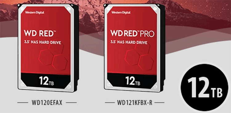 Red : du disque dur Western Digital allant jusqu&rsquo;à 12 To