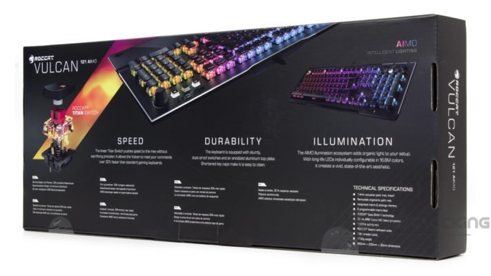 Roccat Vulcan 121 Aimo Boîte