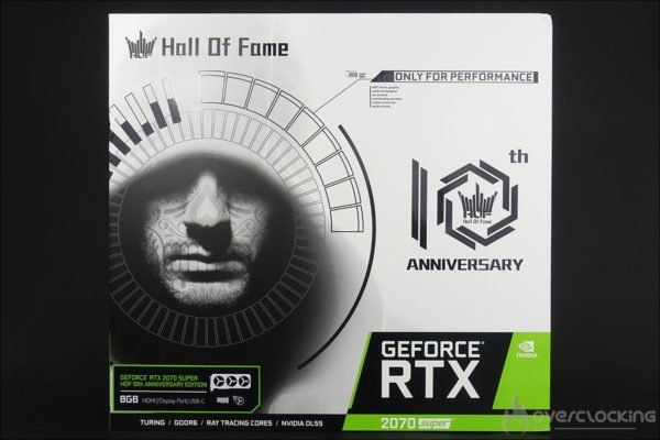 La KFA2 RTX 2070 Super HOF 10th Anniversary