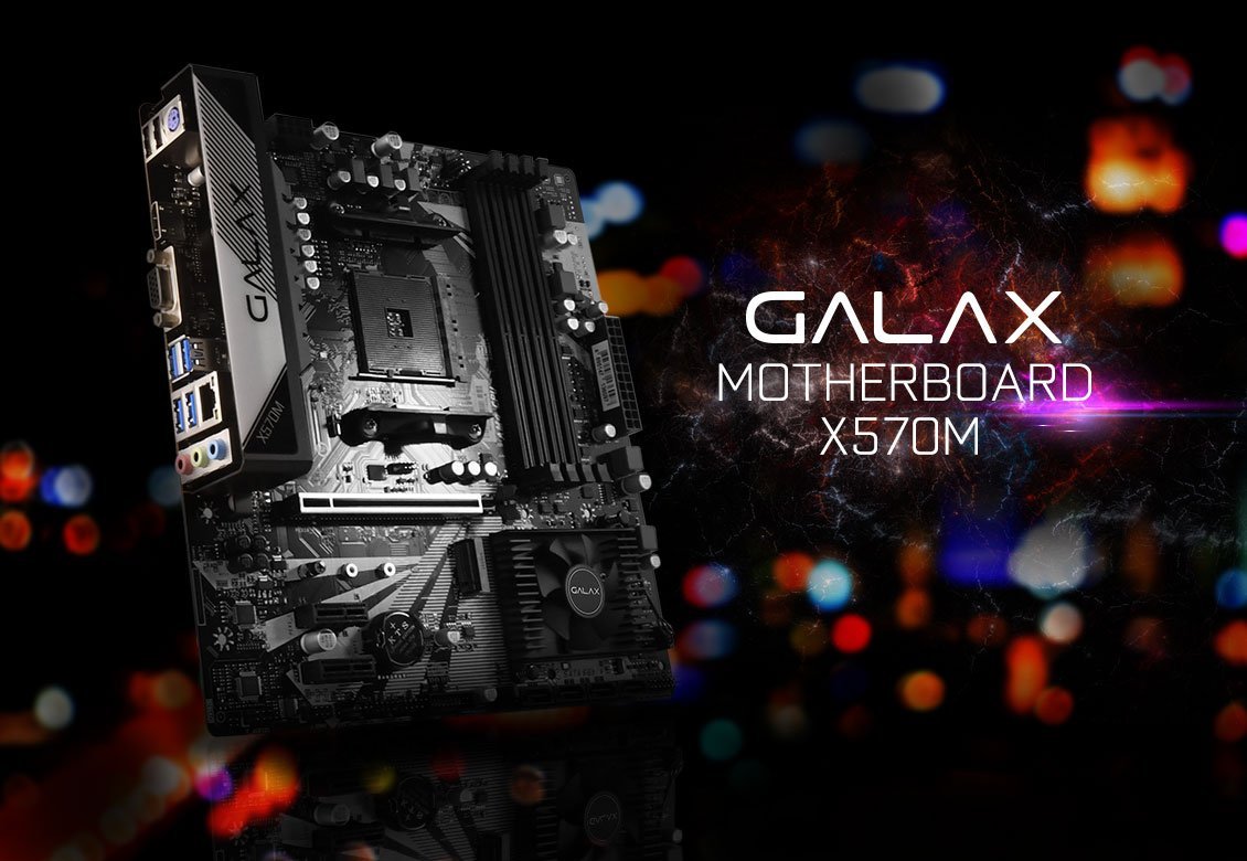La carte mère Galax X570M