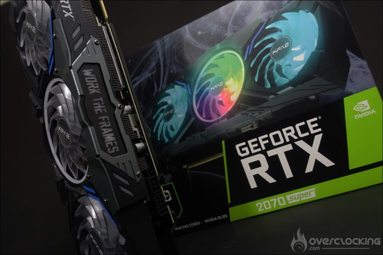 La KFA2 RTX 2070 Super Work the frame