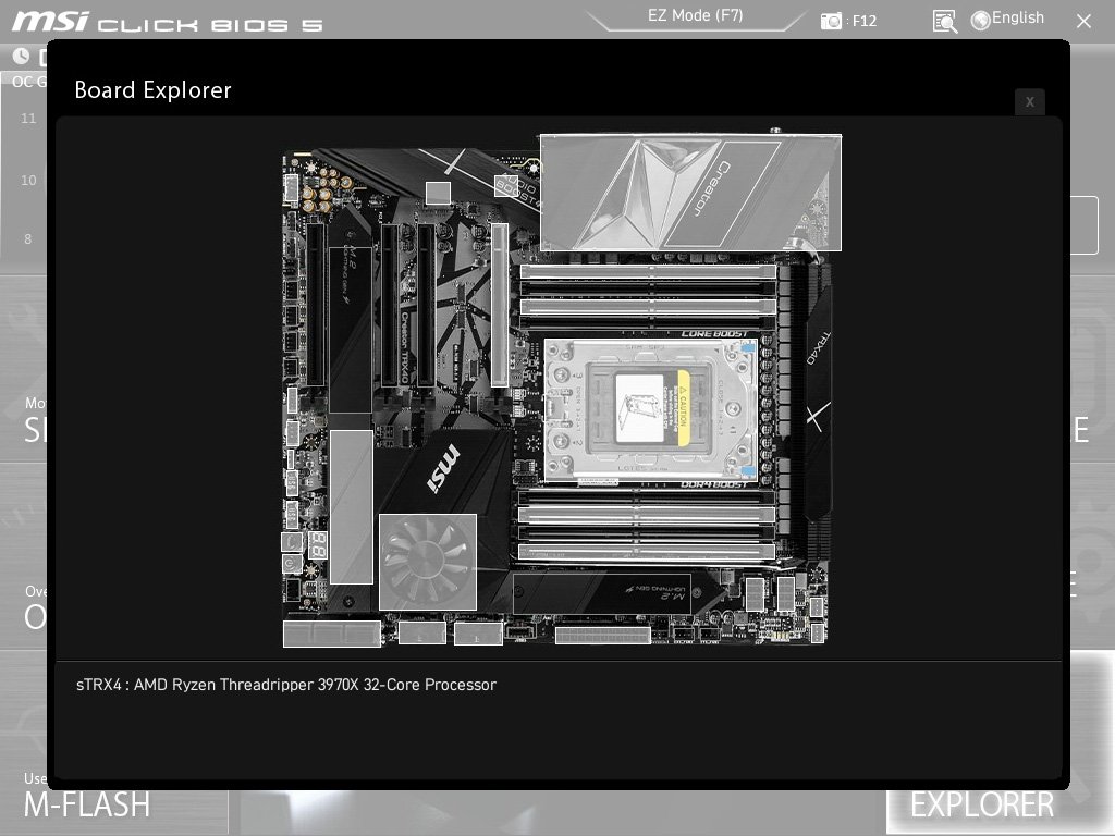 Bios de la MSI Creator TRX40
