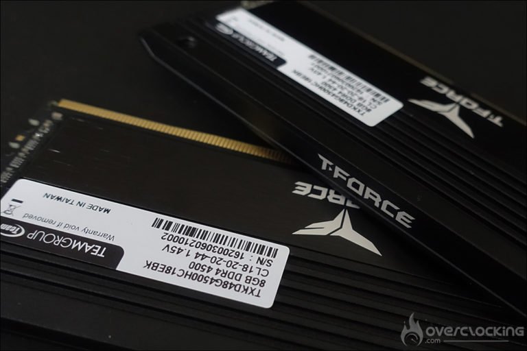 Le kit mémoire T-Force Xtreem 4500MHz CL18 de Teamgroup