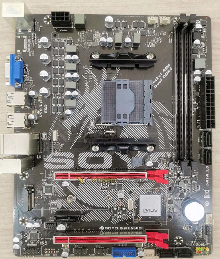 Chipset B550 chez AMD
