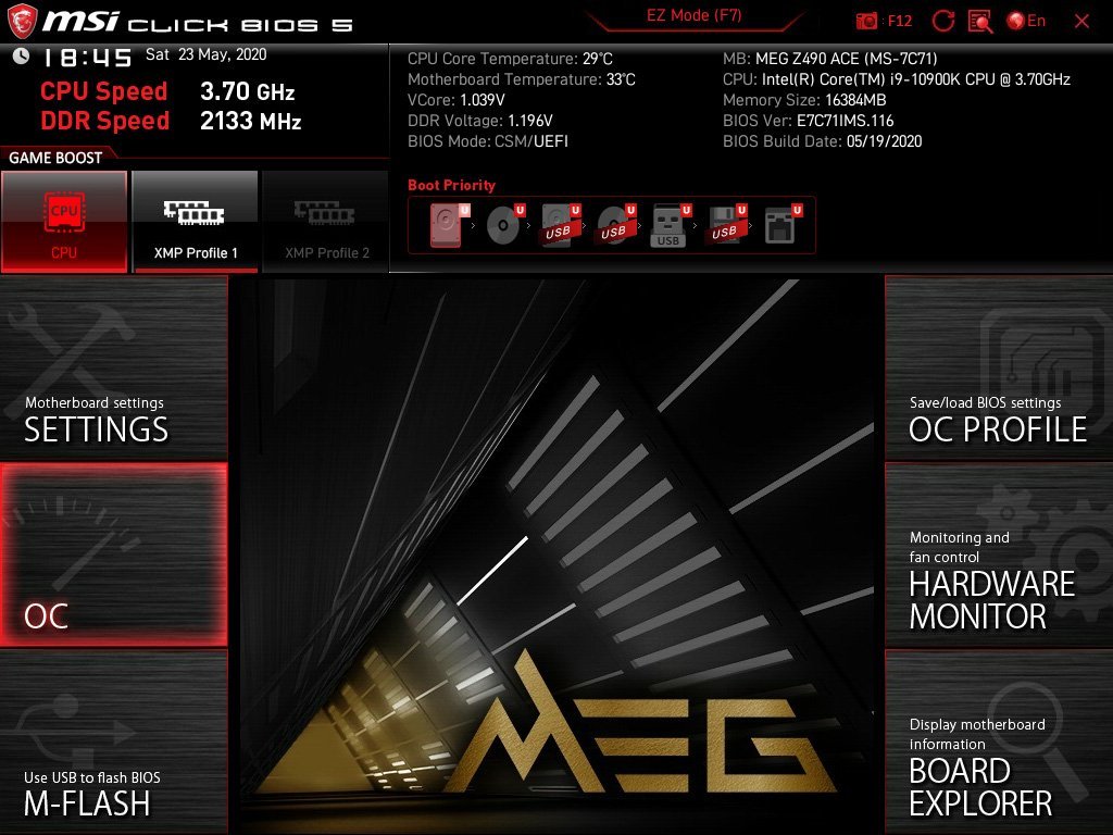 MSI Game boost