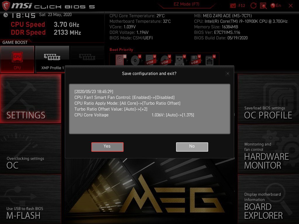 MSI Game Boost